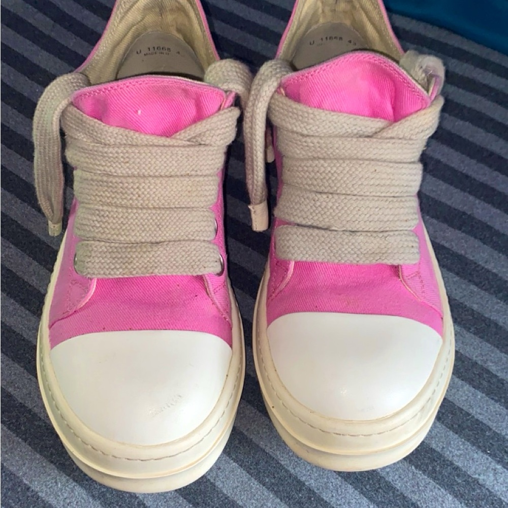 Low top jumbo pink Rick Owens